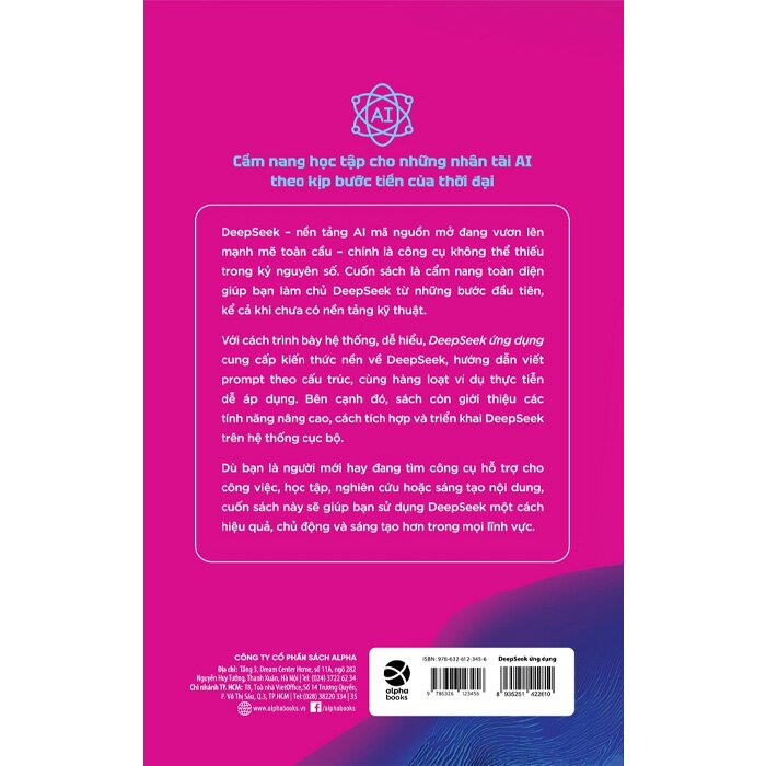 Deepseek Ứng Dụng - Làm Chủ AI Mã Nguồn Mở, Từ Cơ Bản Đến Thực Chiến (Mạnh Kiện, Diêu Lộ Hành)