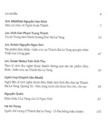 Di tích điêu khắc kiến trúc tại thánh địa tại La Vang, Quảng Trị