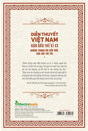 Diễn Thuyết Việt Nam Nửa Đầu Thế Kỉ XX - Những Thanh Âm Văn Hóa Của Hội Trí Tri - Nguyễn Văn Học