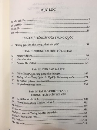 Sách Định Mệnh Chiến Tranh Graham Allison