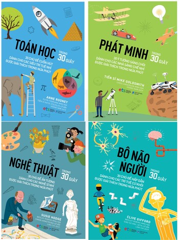 Combo Sách Trong 30 Giây: Nghệ Thuật, Bộ Não Người, Toán Học, Phát Minh, Toán Học