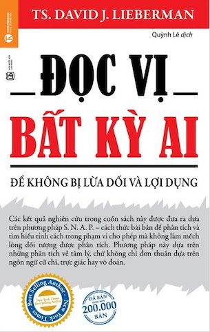 Bộ Đọc Vị Bất Kỳ Ai (2 Cuốn) - TS. David J. Lieberman