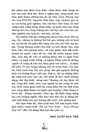 Combo Du Ký Việt Nam Trên Nam Phong Tạp Chí (2 Tập) - Nhiều Tác Giả