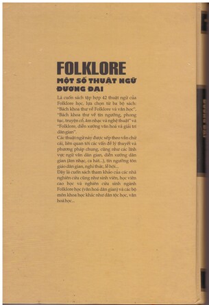 Folklore: Một Số Thuật Ngữ Đương Đại