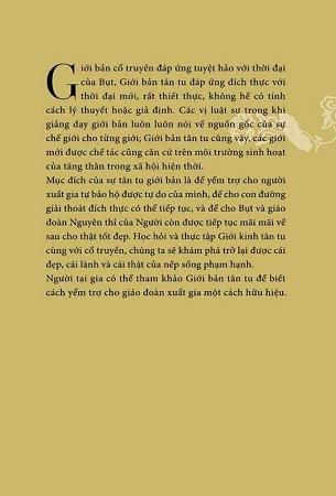 Sách - Giới Bản Khất Sĩ Tân Tu - Nghi Thức Tụng Giới Nữ Khất Sĩ - Thích Nhất Hạnh