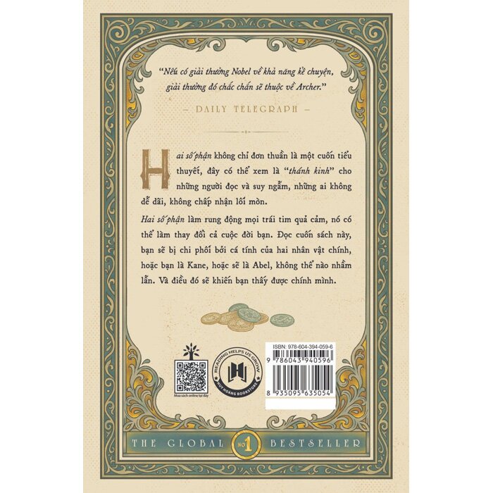 Hai Số Phận (Bìa Cứng) Jeffrey Archer