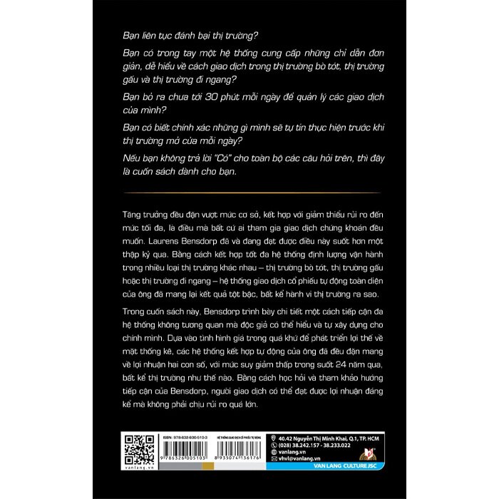 Sách Hệ Thống Giao Dịch Cổ Phiếu Tự Động - Laurens Bensdorp