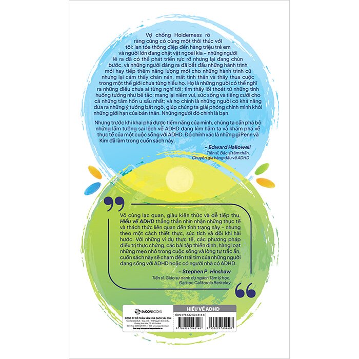 Hiểu Về ADHD - Vượt Qua Thách Thức Và Phát Triển Cùng Rối Loạn Tăng Động Giảm Chú Ý - Penn Holderness, Kim Holderness
