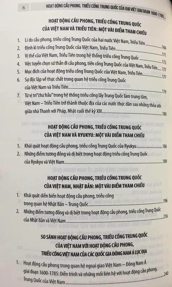 Hoạt Động Cầu Phong, Triều Cống Trung Quốc Của Đại Việt Giai Đoạn 1600 - 1785: Một Cách Tiếp Cận So Sánh