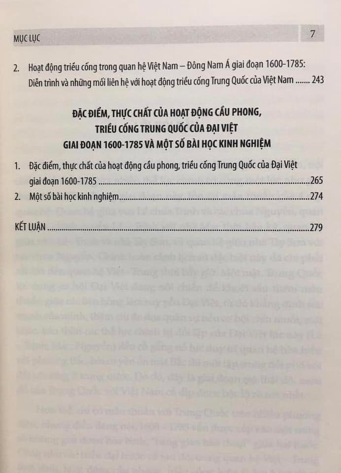 Hoạt Động Cầu Phong, Triều Cống Trung Quốc Của Đại Việt Giai Đoạn 1600 - 1785: Một Cách Tiếp Cận So Sánh