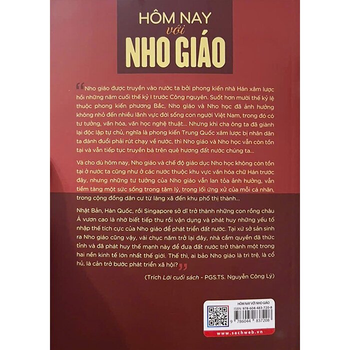 sách Hôm Nay Với Nho Giáo - GS. NGND. Nguyễn Đình Chú