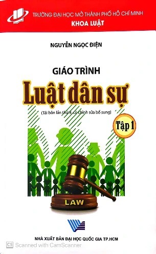 sách Giáo trình luật dân sự – Tập 1 (tái bản lần thứ 11, có chỉnh sửa, bổ sung) của tác giả Nguyễn Ngọc Điện