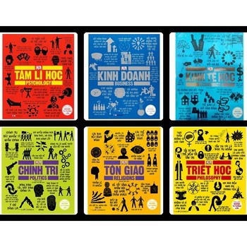 Combo 6 cuốn Khái Lược Những Tư Tưởng Lớn Tôn Giáo, Kinh Tế Học, Tâm Lý Học, Chính Trị, Triết Học, Kinh doanh