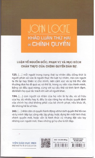 Khảo Luận Thứ Hai Về Chính Quyền (Bìa Cứng) - John Locke