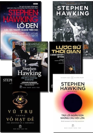 Combo 6 cuốn Stephen Hawking