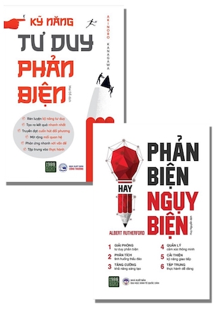 Combo 2 cuốn Kỹ Năng Tư Duy Phản Biện - Phản Biện Hay Ngụy Biện - Albert Rutherford
