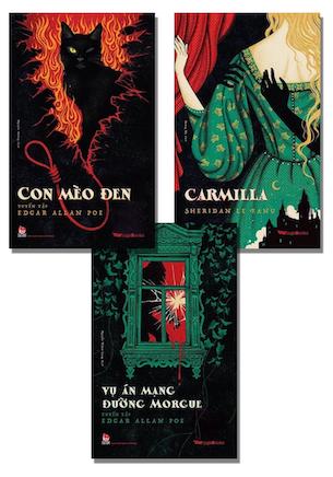 Combo 3 quyển Vụ Án Mạng Đường Morgue - Carmilla - Con Mèo Đen - Nhiều Tác Giả
