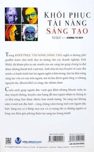 Khôi Phục Tài Năng Sáng Tạo - Tư Duy Như Không Tư Duy - Erik Wahl