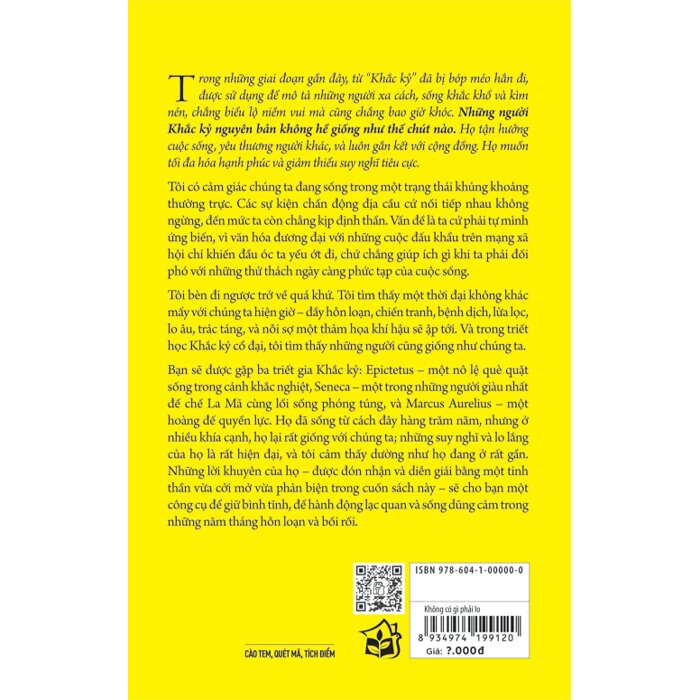 Sách Không Có Gì Phải Lo (Brigid Delaney)