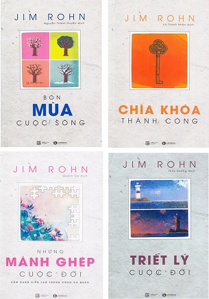 Combo 4 quyển Jim Rohn - Châm Ngôn Cuộc Sống - Triết Lý Cuộc Đời - Những Mảnh Ghép Cuộc Đời - Chìa Khóa Thành Công