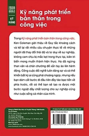 Sách Kỹ Năng Phát Triển Bản Thân Trong Công Việc Ken Coleman