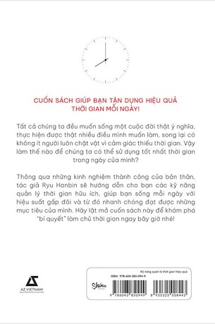 Kỹ Năng Quản Lý Thời Gian Hiệu Quả - Ryu Hanbin