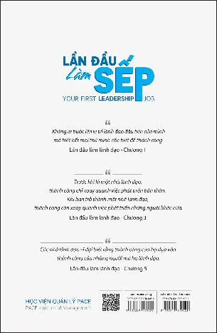 “Lần đầu làm Sếp” (Your First Leadership) - Tacy M. Byham, Richard S. Wellins