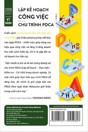 Lập Kế Hoạch Công Việc Chu Trình PDCA - Yoshiki Nakazaku