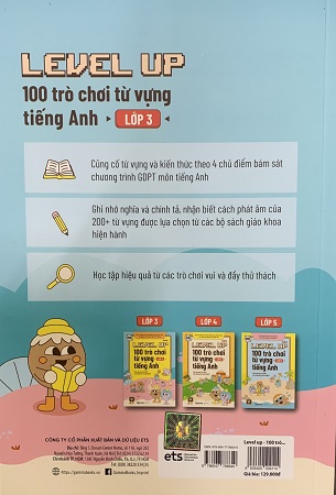 Sách Level Up - 100 Trò Chơi Từ Vựng Tiếng Anh Lớp 3