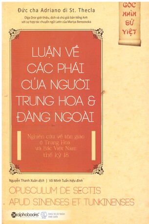 Luận Về Các Phái Của Người Trung Hoa Và Đàng Ngoài