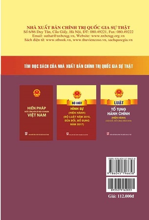 Sách Luật trách nhiệm bồi thường của nhà nước năm 2017 và các văn bản hướng dẫn thi hành