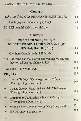 Phản ánh nghệ thuật trong Mỹ học của Lukács György