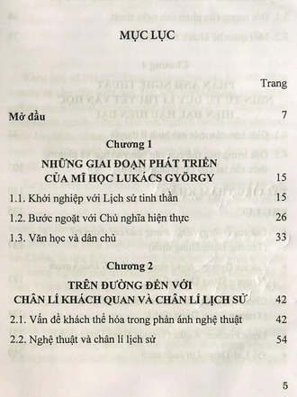 Phản ánh nghệ thuật trong Mỹ học của Lukács György