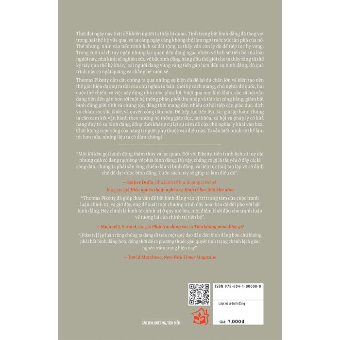 sách Lược Sử Về Bình Đẳng - Thomas Piketty