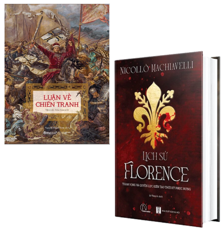 Combo (2 Cuốn Sách) Luận Về Chiến Tranh + Lịch Sử Florence - Tham Vọng Và Quyền Lực Kiến Tạo Thời Kỳ Phục Hưng (Niccolò Machiavelli)