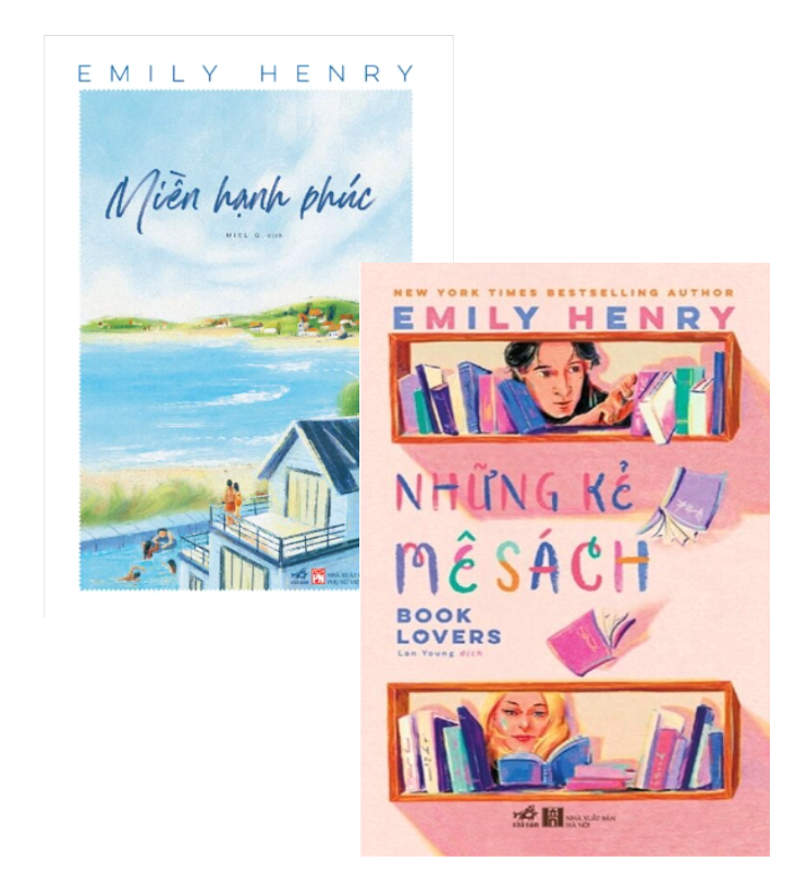 Combo (2 Cuốn Sách) Miền Hạnh Phúc + Những Kẻ Mê Sách (Emily Henry)