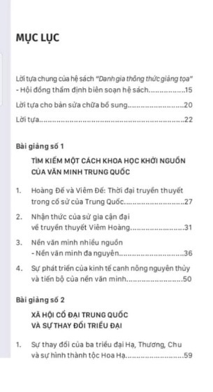 Mười Lăm Bài Giảng Về Lịch Sử Trung Quốc Trương Khởi Chi