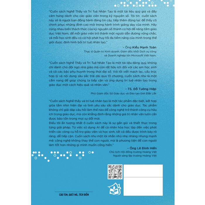 Sách Nghề Thầy Và Trí Tuệ Nhân Tạo - Trần Đức Huyên, Trần Đặng Minh Trí