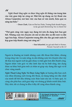 Sách Nghệ Thuật Lắng Nghe Và Được Lắng Nghe - Alissa Carpenter