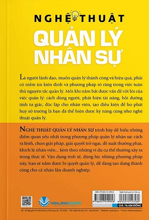 Sách Nghệ Thuật Quản Lý Nhân Sự - Lê Tiến Thành