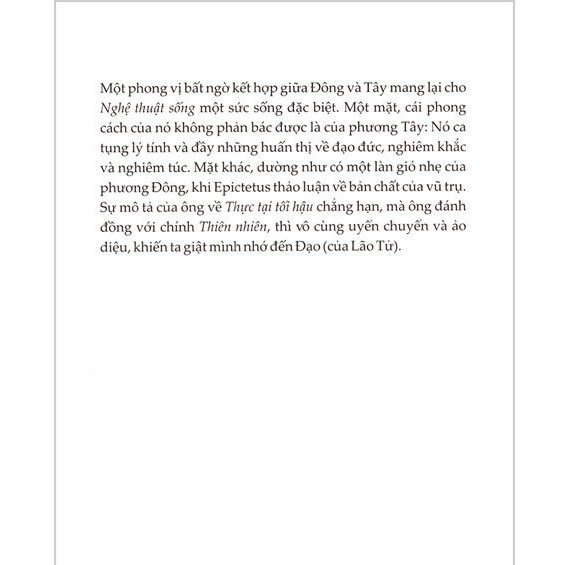 Sách Nghệ Thuật Sống - Epictetus