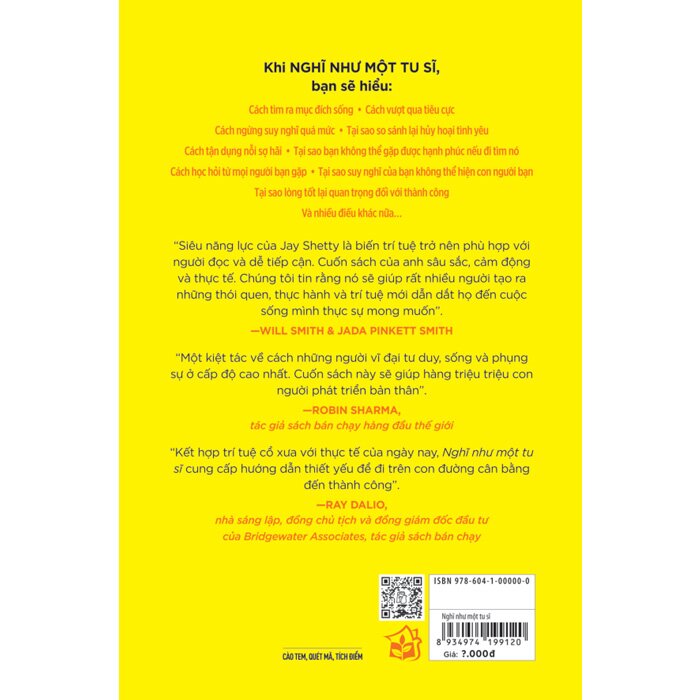 Nghĩ Như Một Tu Sĩ - Xua Tan Tiêu Cực, Chữa Lành Lo Âu (Jay Shetty)