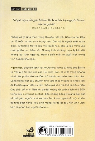 Sách Người Đọc - Bernhard Schlink