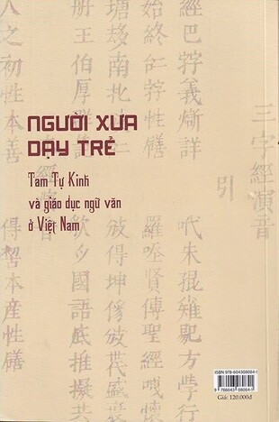 Người Xưa Dạy Trẻ: Tam Tự Kinh Và Giáo Dục Ngữ Văn Ở Việt Nam