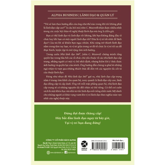 Nhà Lãnh Đạo 360 Độ - John C. Maxwell