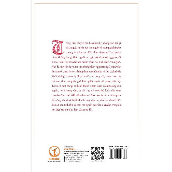 Combo (2 Cuốn Sách) Đấu Thuyết Dostoevsky Và Kant + Nhân Sinh Quan Của Dostoevsky (Bìa Cứng) Nikolai A. Berdyaev, Yakov E. Golosovker