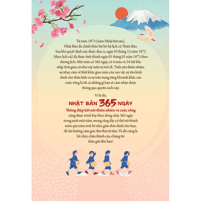 Sách Nhật Bản 365 Ngày - Thông Điệp Kết Nối Thiên Nhiên Và Cuộc Sống (Lê Thị Kim Oanh, Lăng Vi)