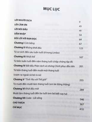 Nhất thể và phân tách: Từ sơ sinh đến khi nên người