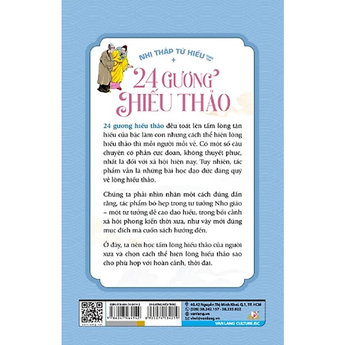 Sách 24 Gương Hiếu Thảo (Nhị Thập Tứ Hiếu Toàn Tập) Huy Tiến
