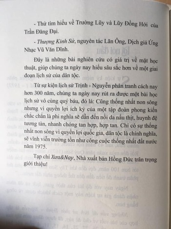 Những Vấn Đề Lịch Sử Thời Trịnh - Nguyễn